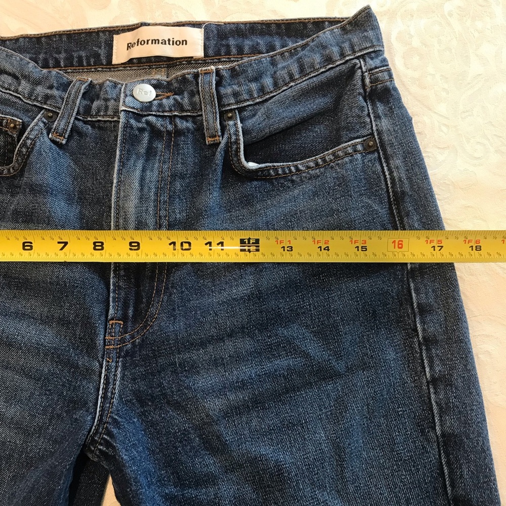 Reformation Julia crop high cigarette Jean SZ 25 - Picture 4 of 9